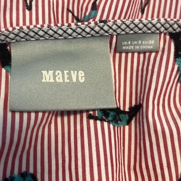 Anthropologie Pink and Black Patterned Dress - Picture 6 of 7